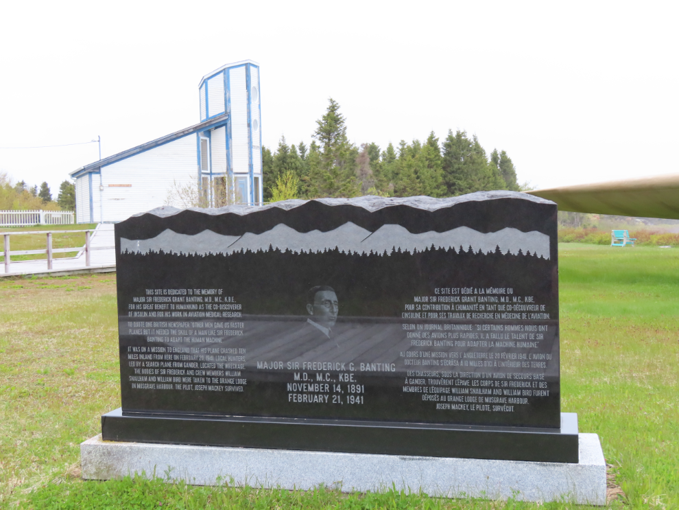 The Dr. Frederick Banting Memorial Interpretation Centre, Musgrave Harbour, Newfoundland.