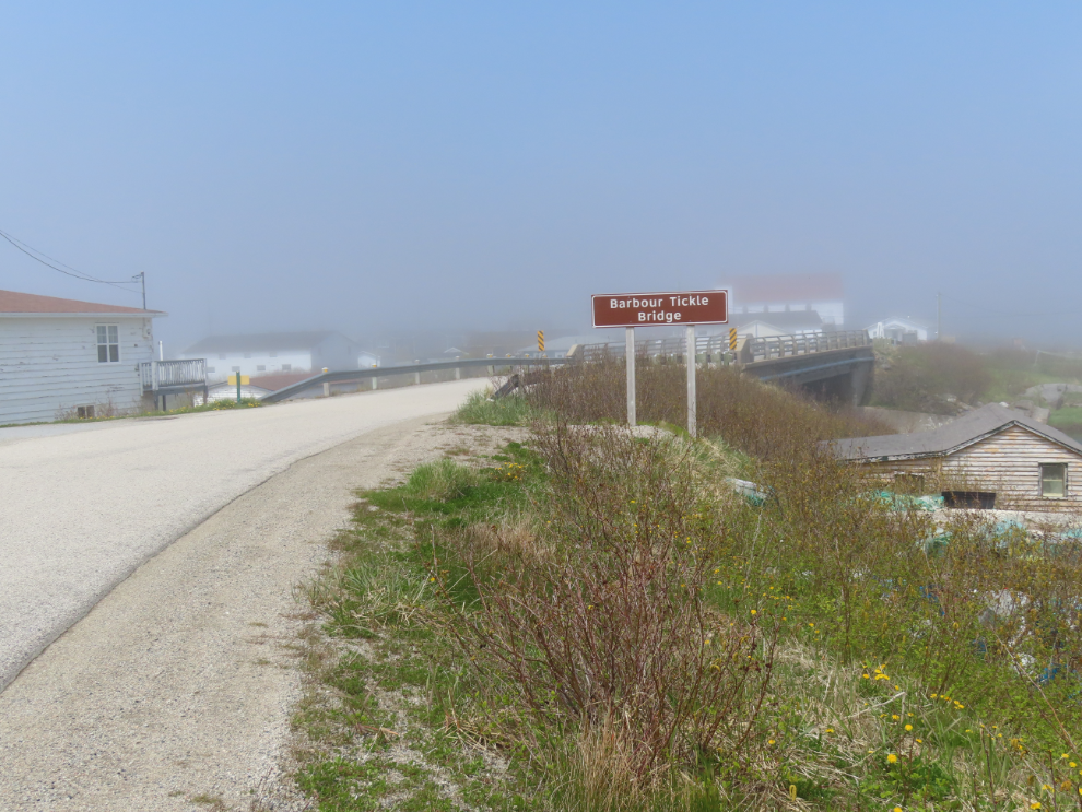 Barbour Tickle Bridge at Newtown, Newfoundland.