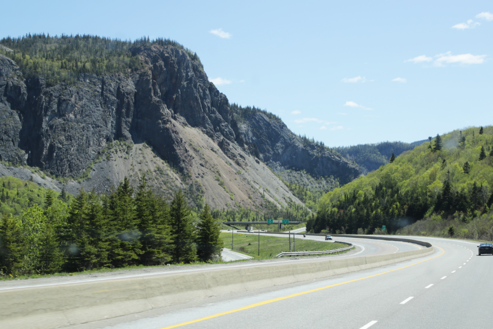 Highway 1 north of Corner Brook, Newfoundland. 