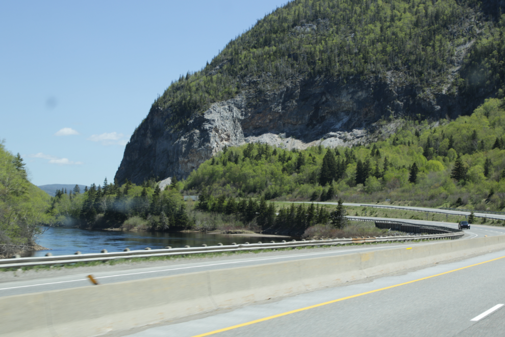 Highway 1 north of Corner Brook, Newfoundland. 