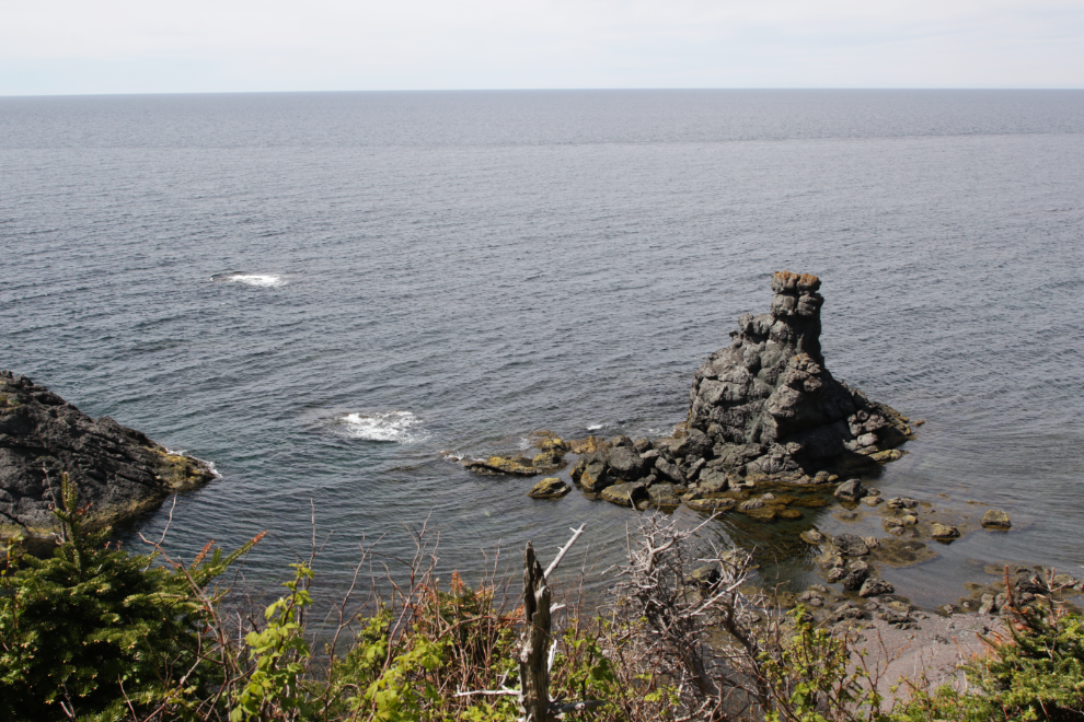 A sea stack along Green Gardens Trail, Gros Morne National Park, Newfoundland. 