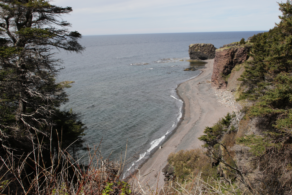 The beach at Green Gardens Trail, Gros Morne National Park, Newfoundland. 