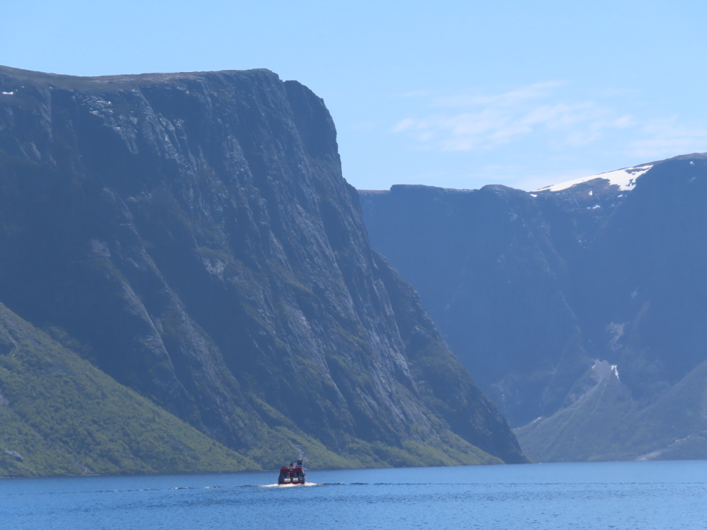 Western Brook Pond boat tour, Gros Morne National Park, Newfoundland.