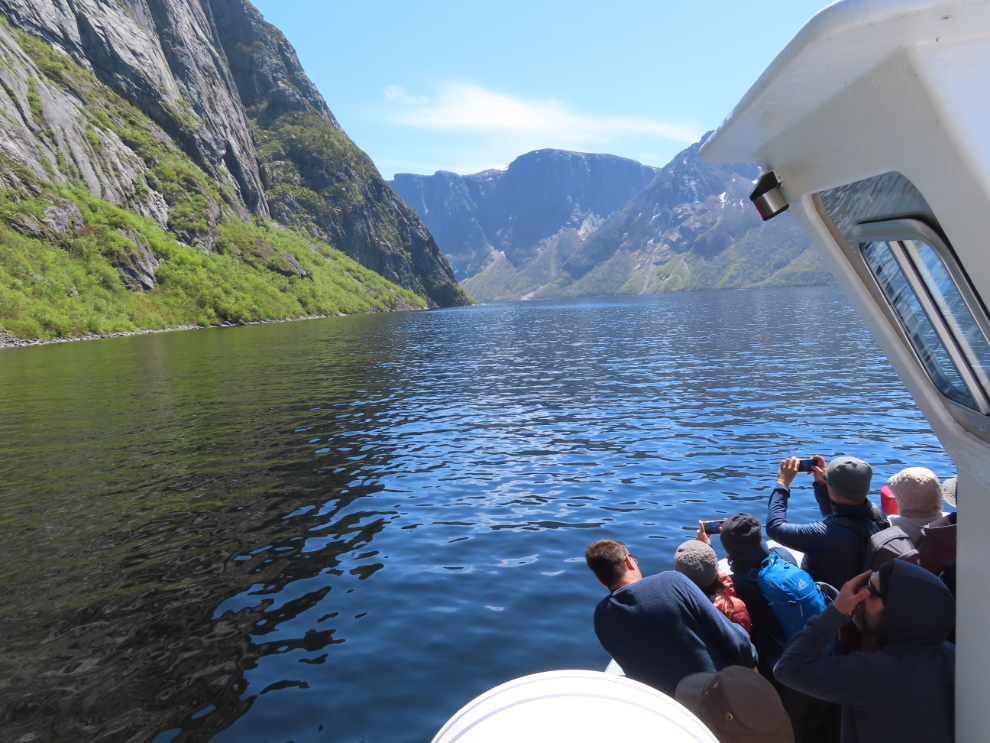 Western Brook Pond boat tour, Gros Morne National Park, Newfoundland.