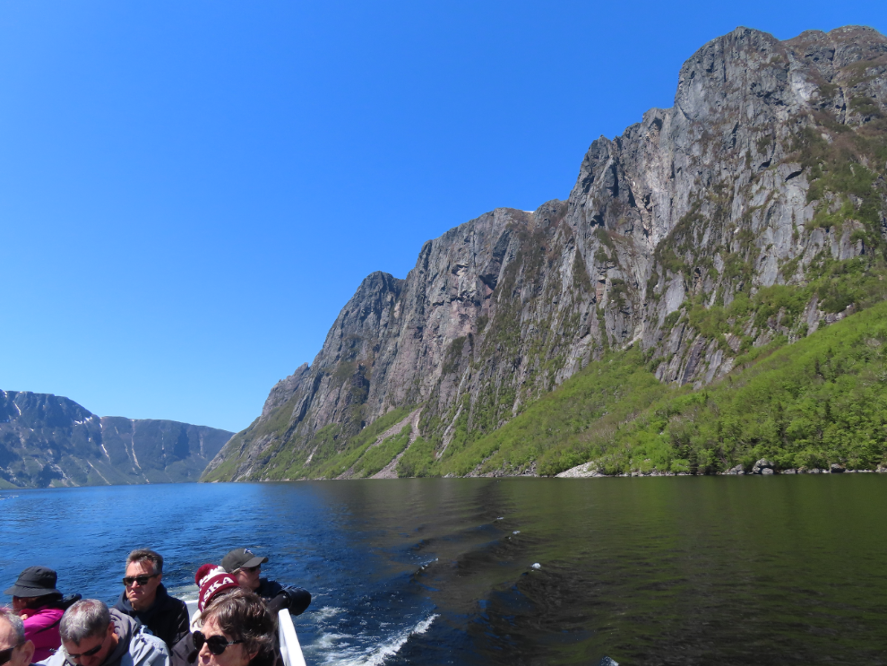Western Brook Pond boat tour, Gros Morne National Park, Newfoundland.