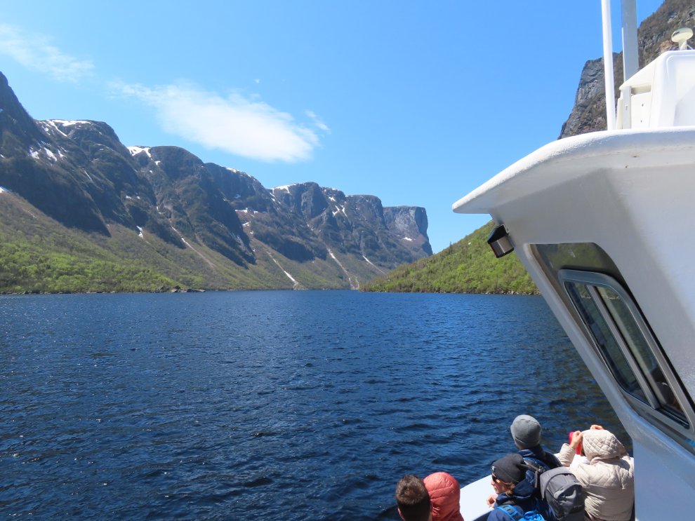 Western Brook Pond boat tour, Gros Morne National Park, Newfoundland.