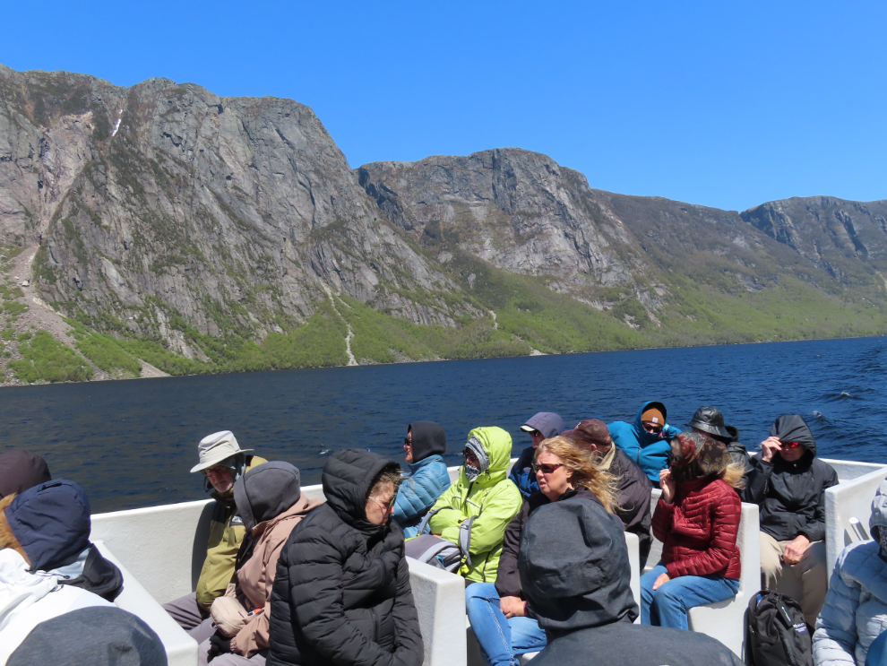 Western Brook Pond boat tour, Gros Morne National Park, Newfoundland.