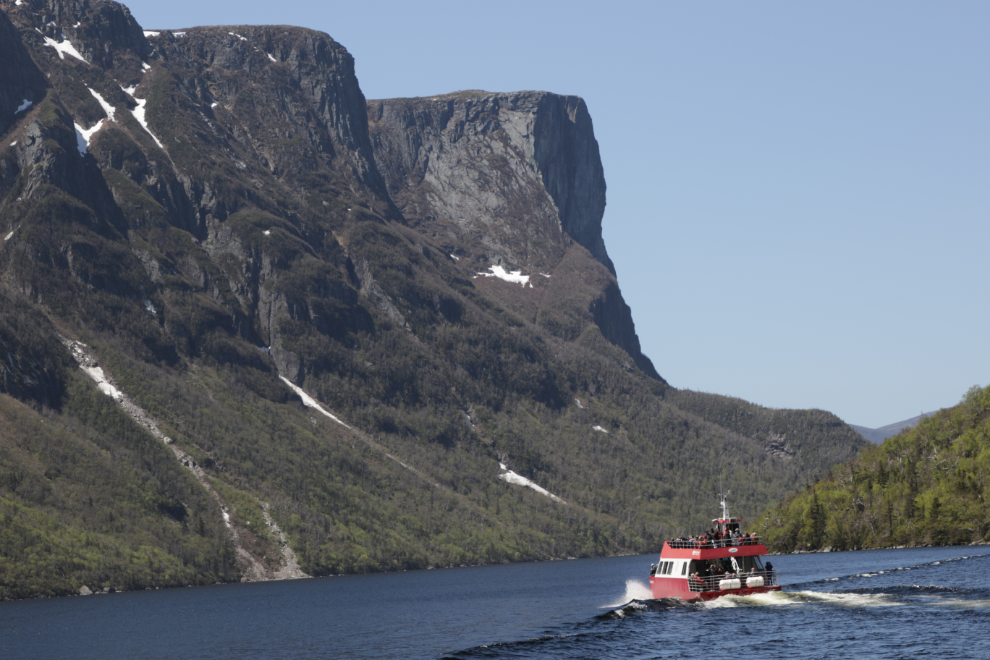 Western Brook Pond boat tour, Gros Morne National Park, Newfoundland.