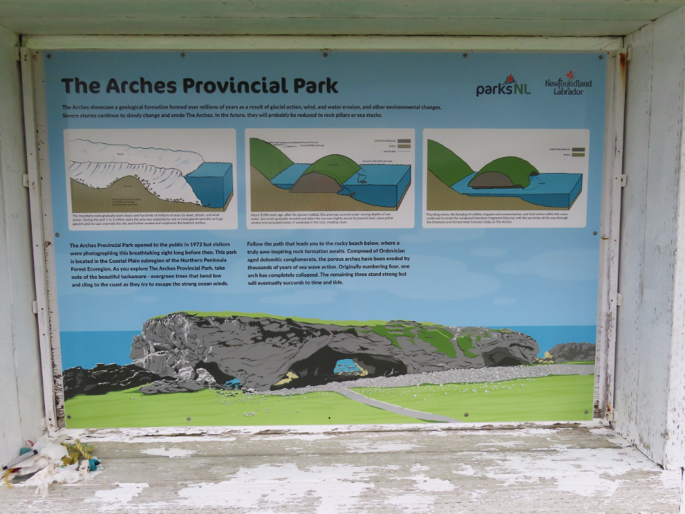 The Arches Provincial Park, Newfoundland.
