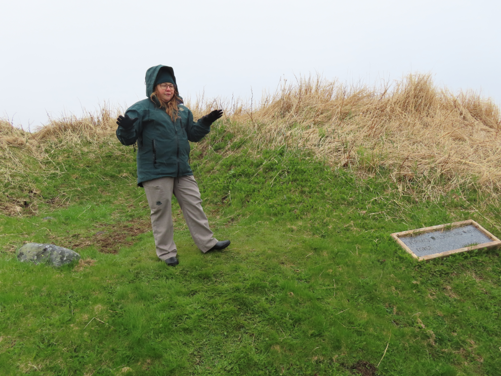 Site of the smelting hut at L'Anse aux Meadows National Historic Site, Newfoundland.