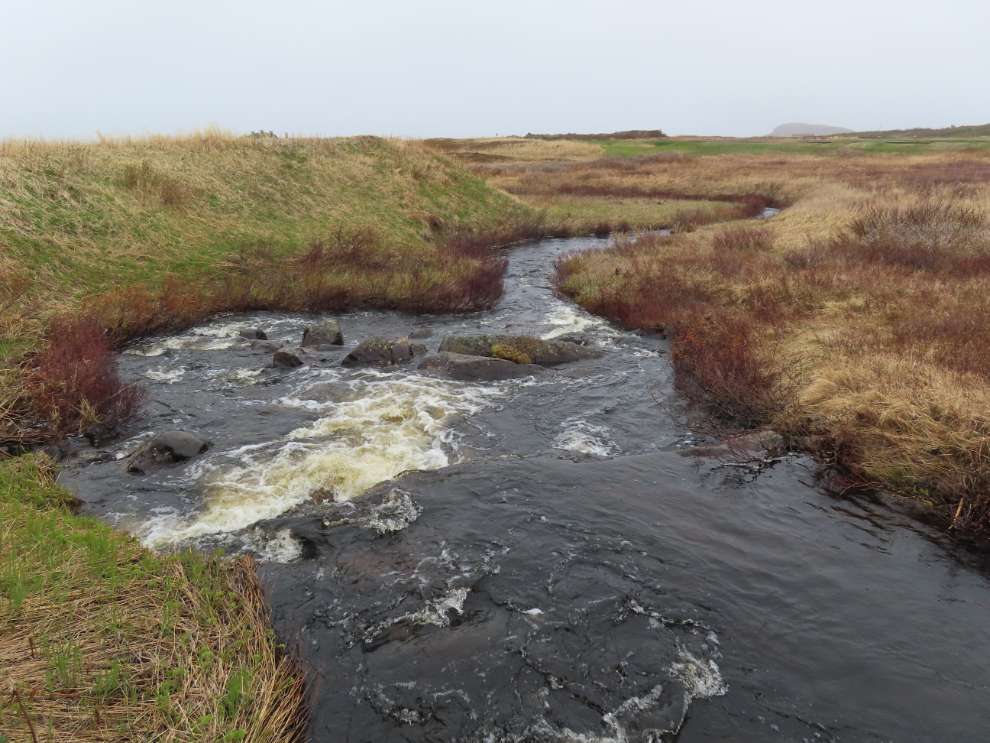 The creek at L'Anse aux Meadows National Historic Site, Newfoundland.