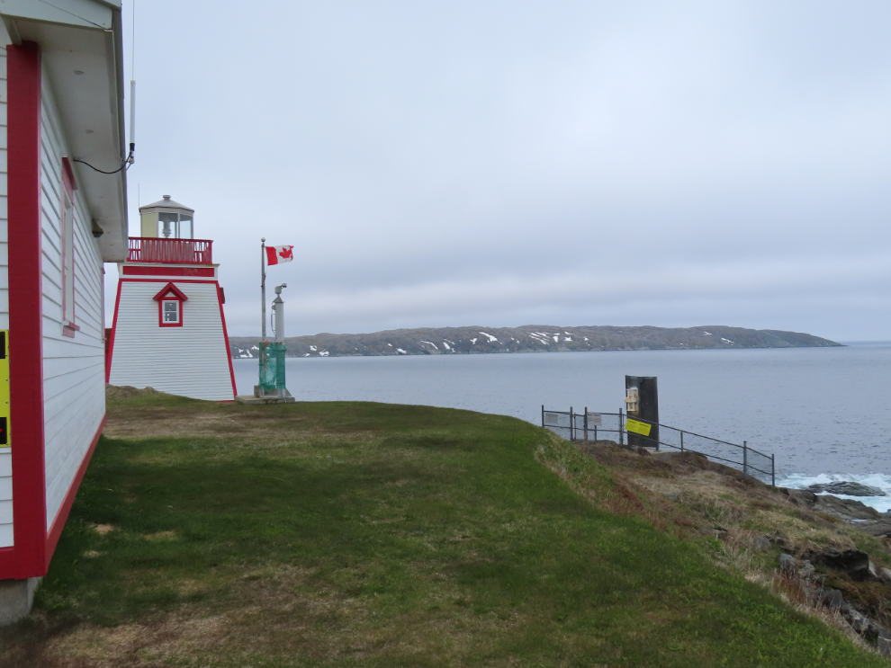 Fox Point Lighthouse at St. Anthony, Newfoundland.