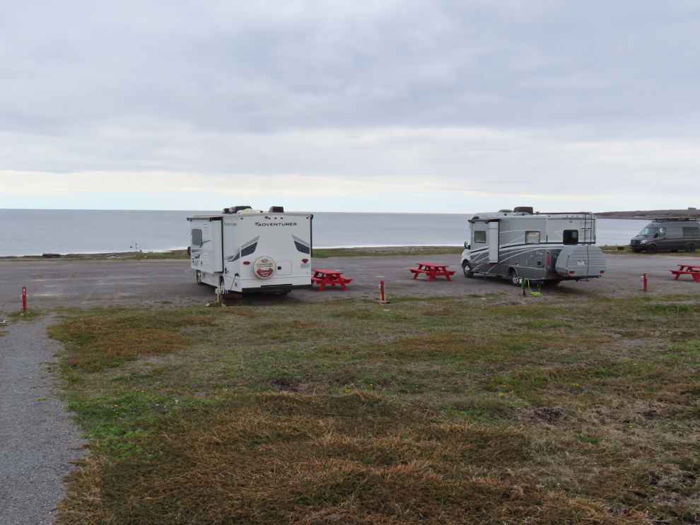Oceanside RV Park at Port au Choix, Newfoundland.