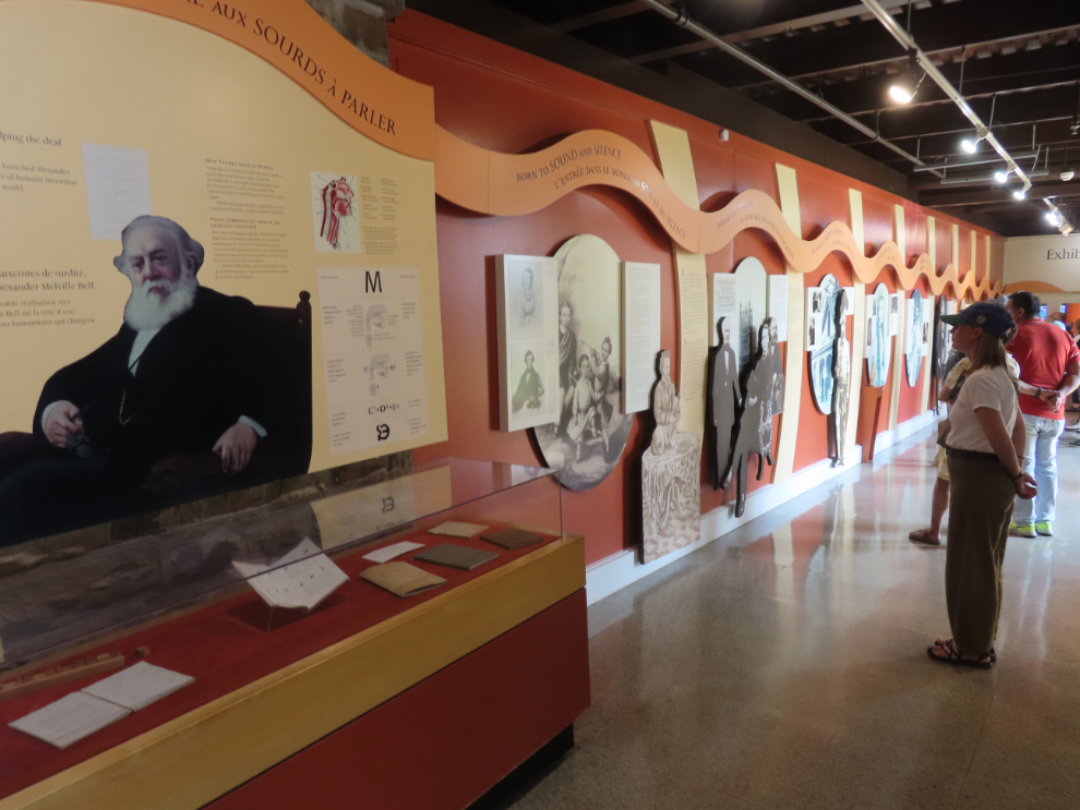 At the Alexander Graham Bell National Historic Site at Baddeck, Nova Scotia.