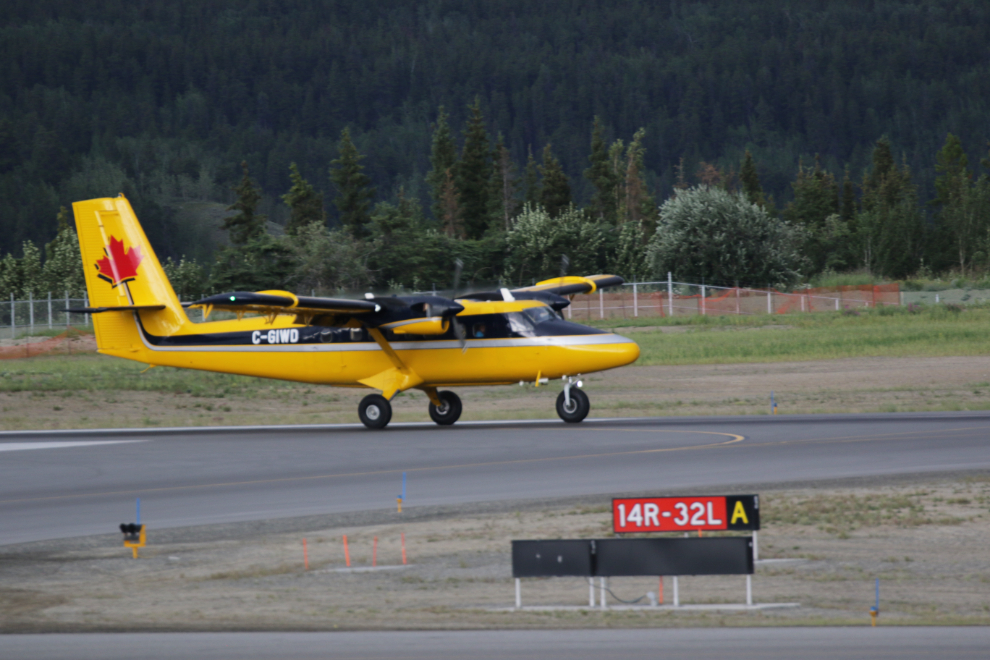 Alkan Air's newest addition, 1980 de Havilland Canada DHC-6 Twin Otter C-GIWD.