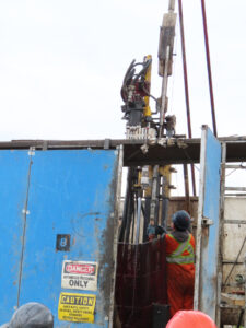 A Kluane Drilling drill rig working in the Whitehorse Copper Belt for Gladiator Metals.