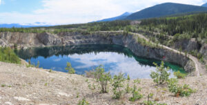 The Little Chief pit in the Whitehorse Copper Belt.