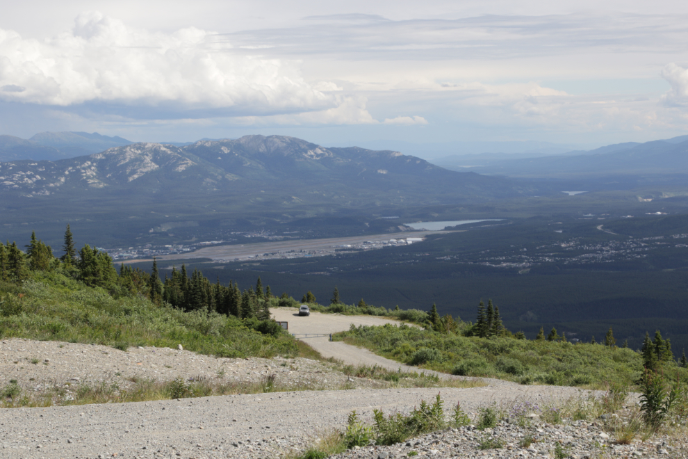 The view from Haeckel Hill at Whitehorse, Yukon.