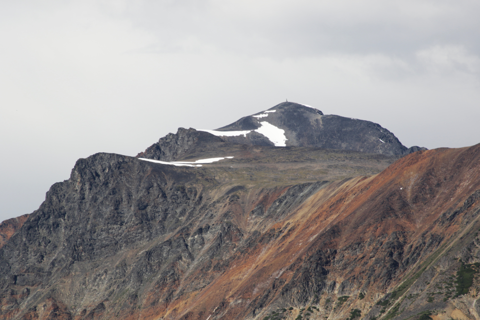 Paddy Peak, BC, seen from the ridge on the south side of Paddy Pass.